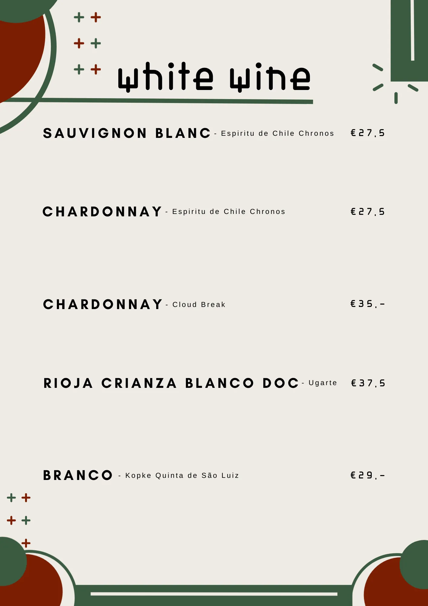 White wine